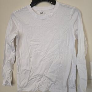Primary White Long Sleeve Tee
